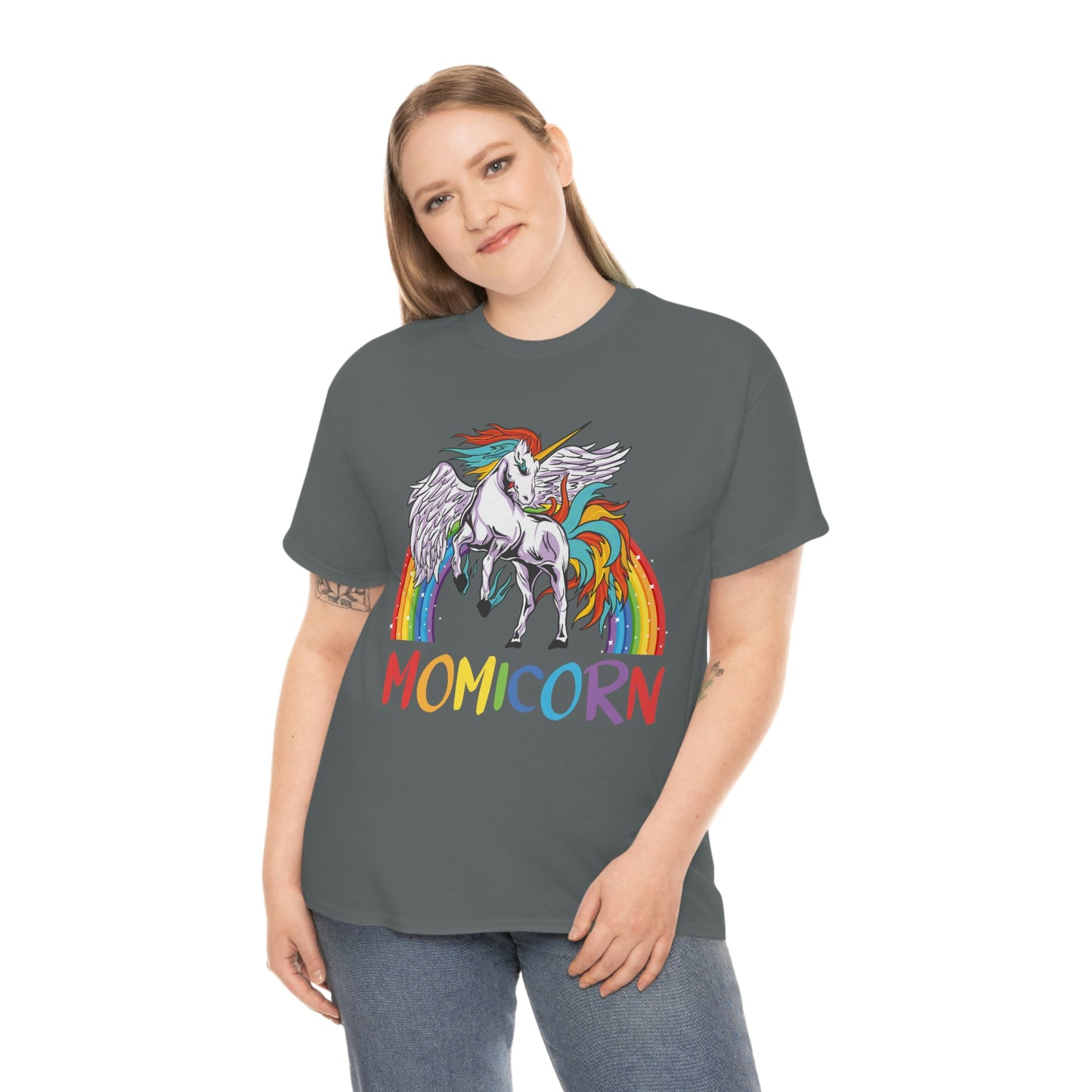 Momicorn Rainbow Unicorn T-shirt