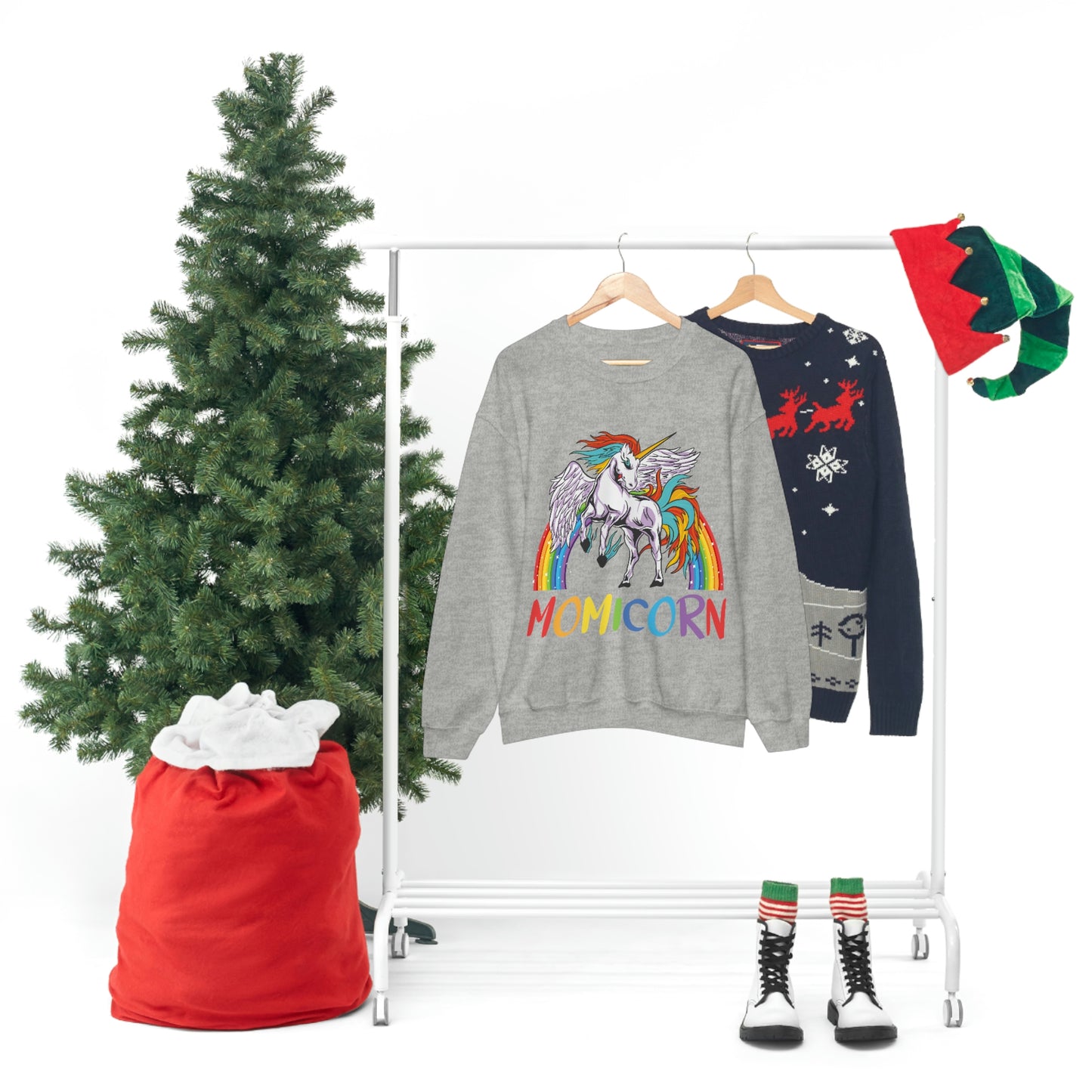 Momicorn Rainbow Unicorn Sweatshirt