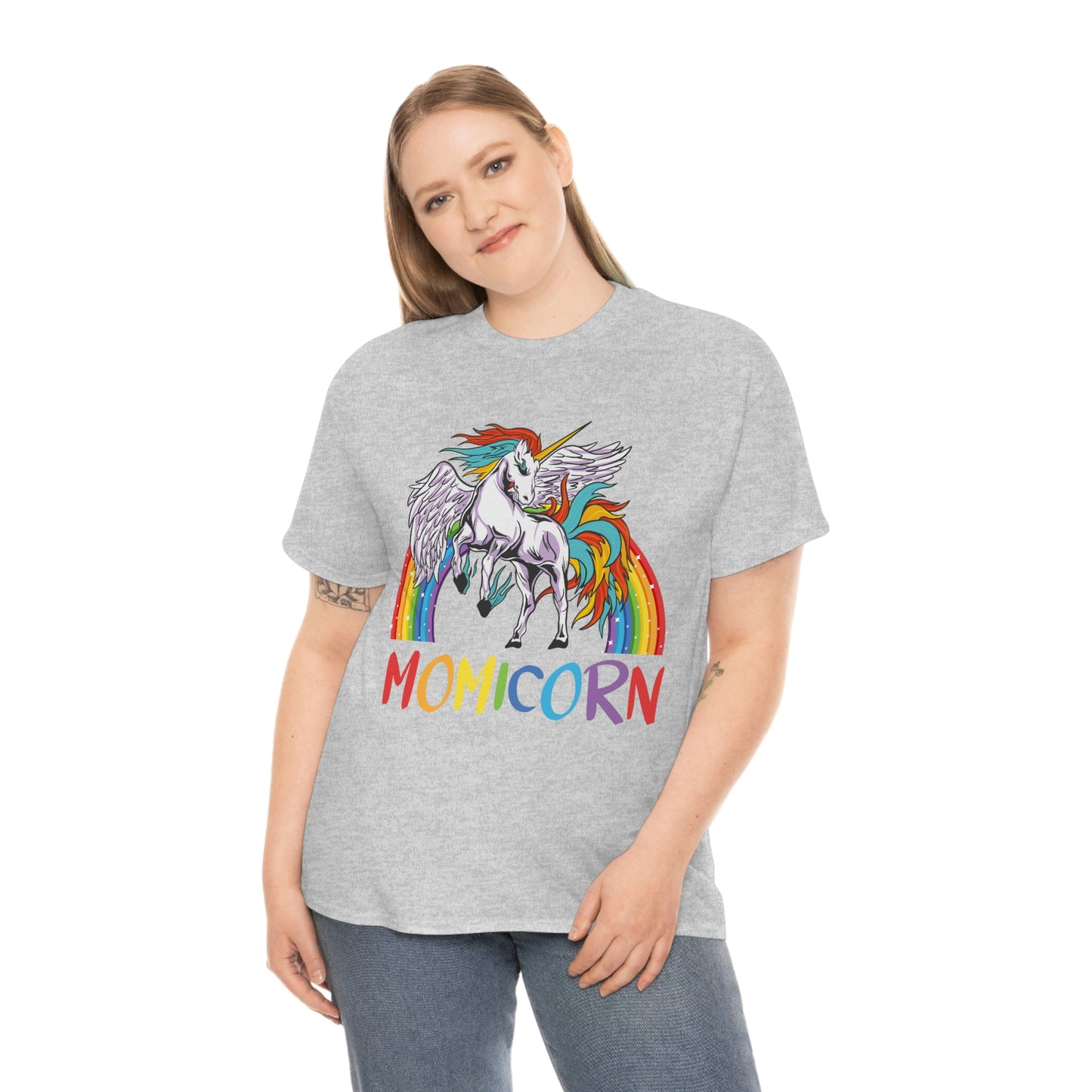 Momicorn Rainbow Unicorn T-shirt