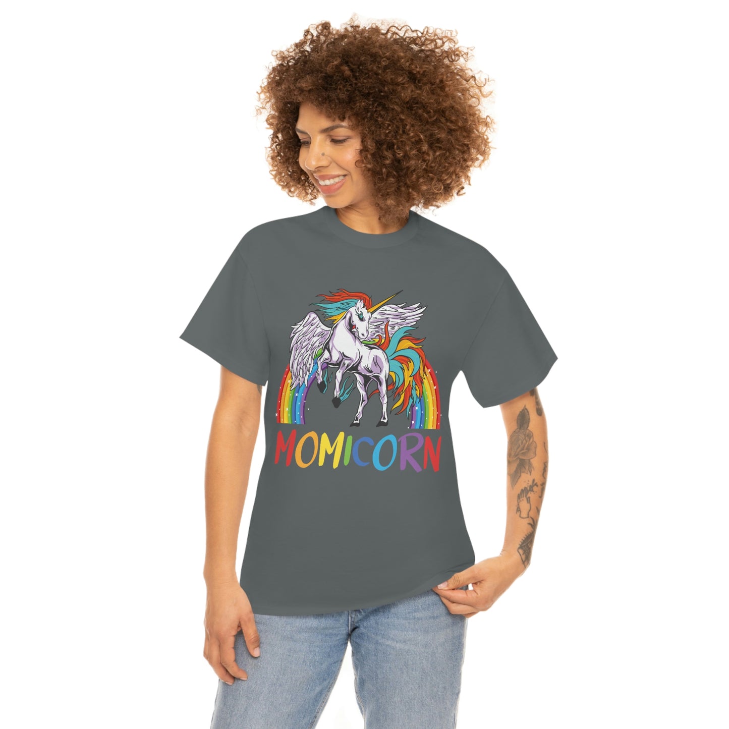 Momicorn Rainbow Unicorn T-shirt