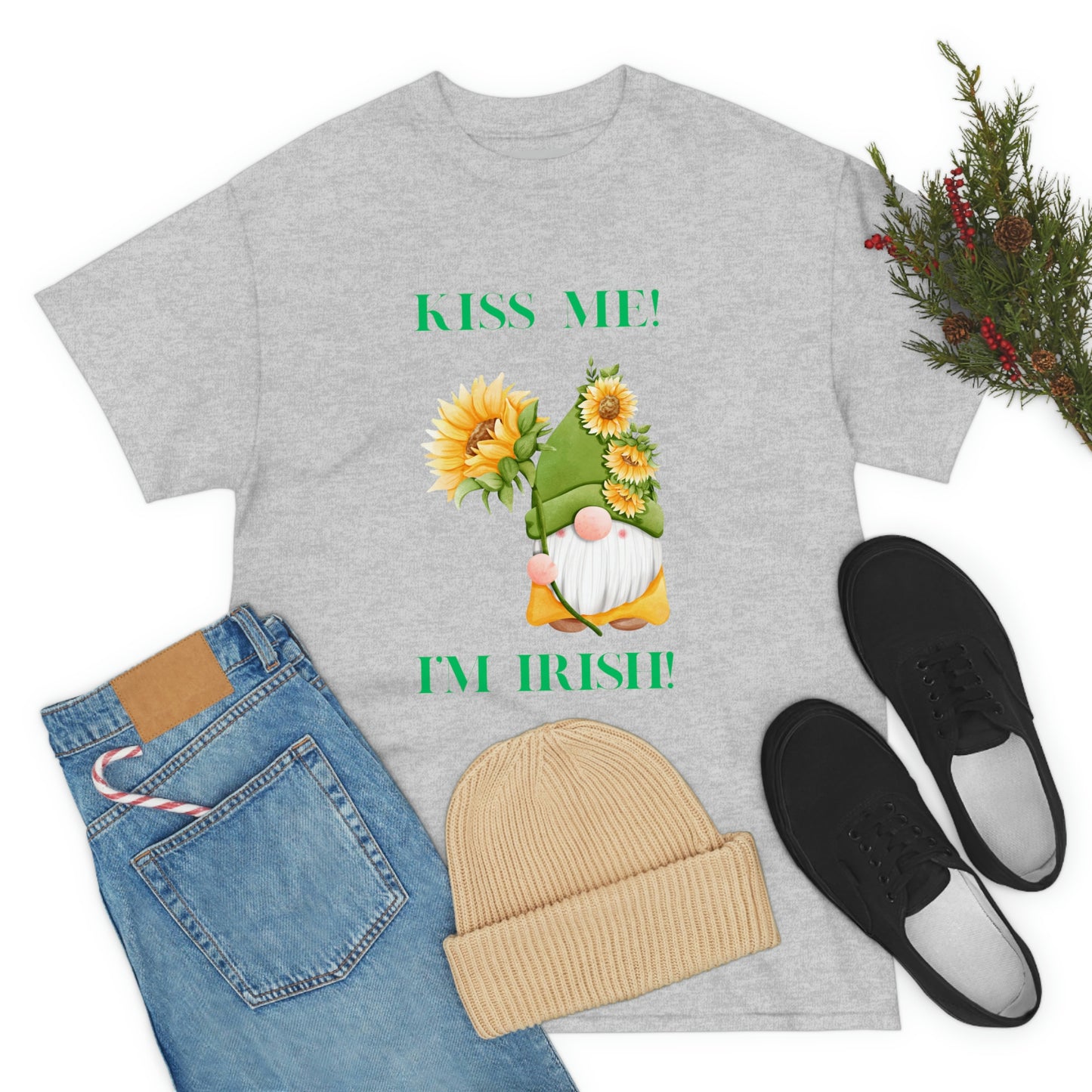 Kiss Me! I'm Irish! Gnome T-Shirt