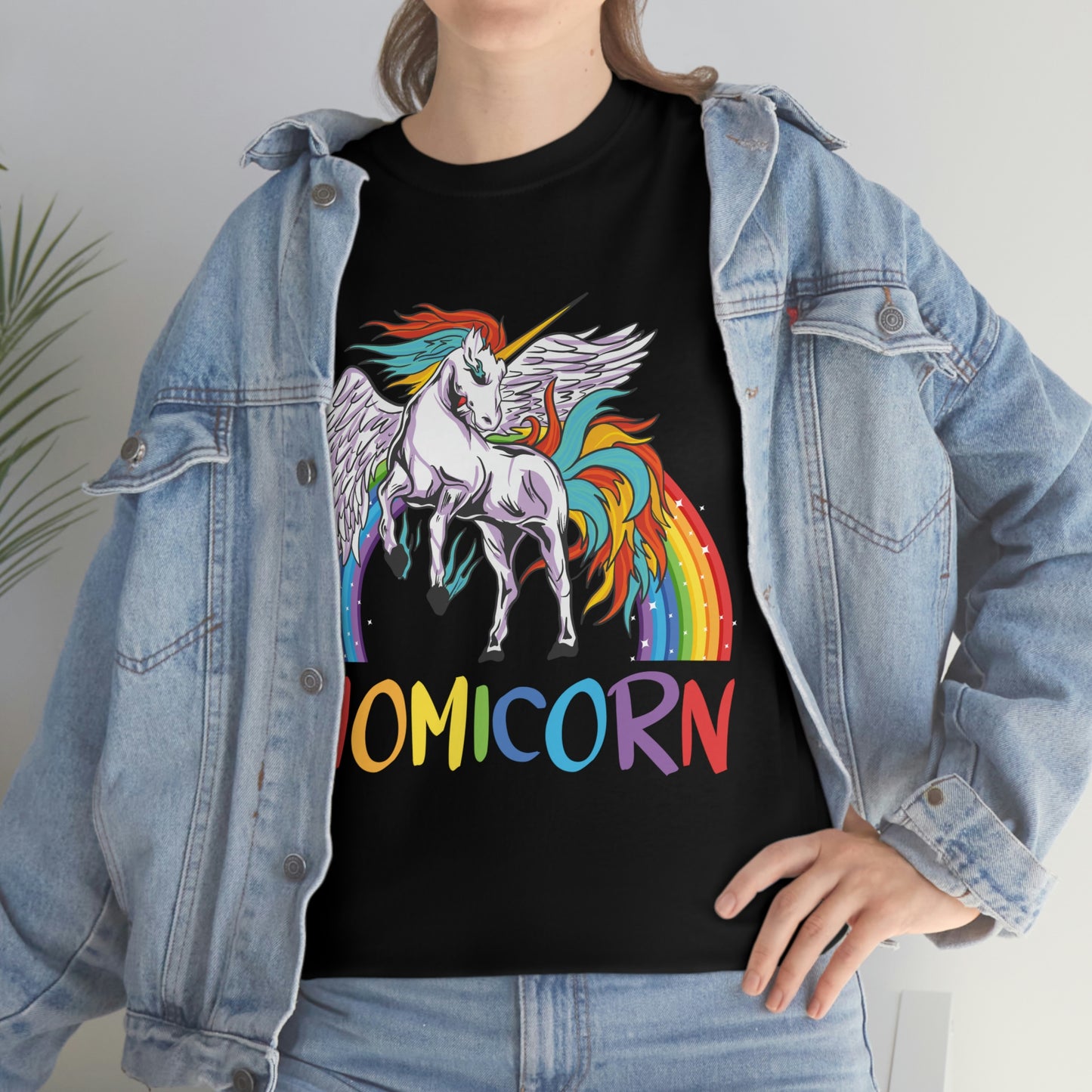 Momicorn Rainbow Unicorn T-shirt