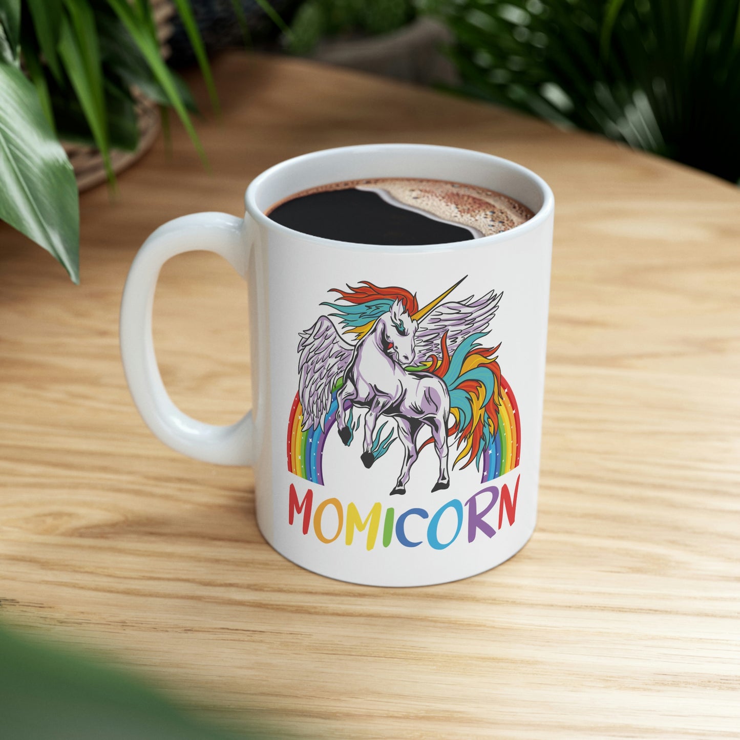 Momicorn Rainbow Unicorn Mug