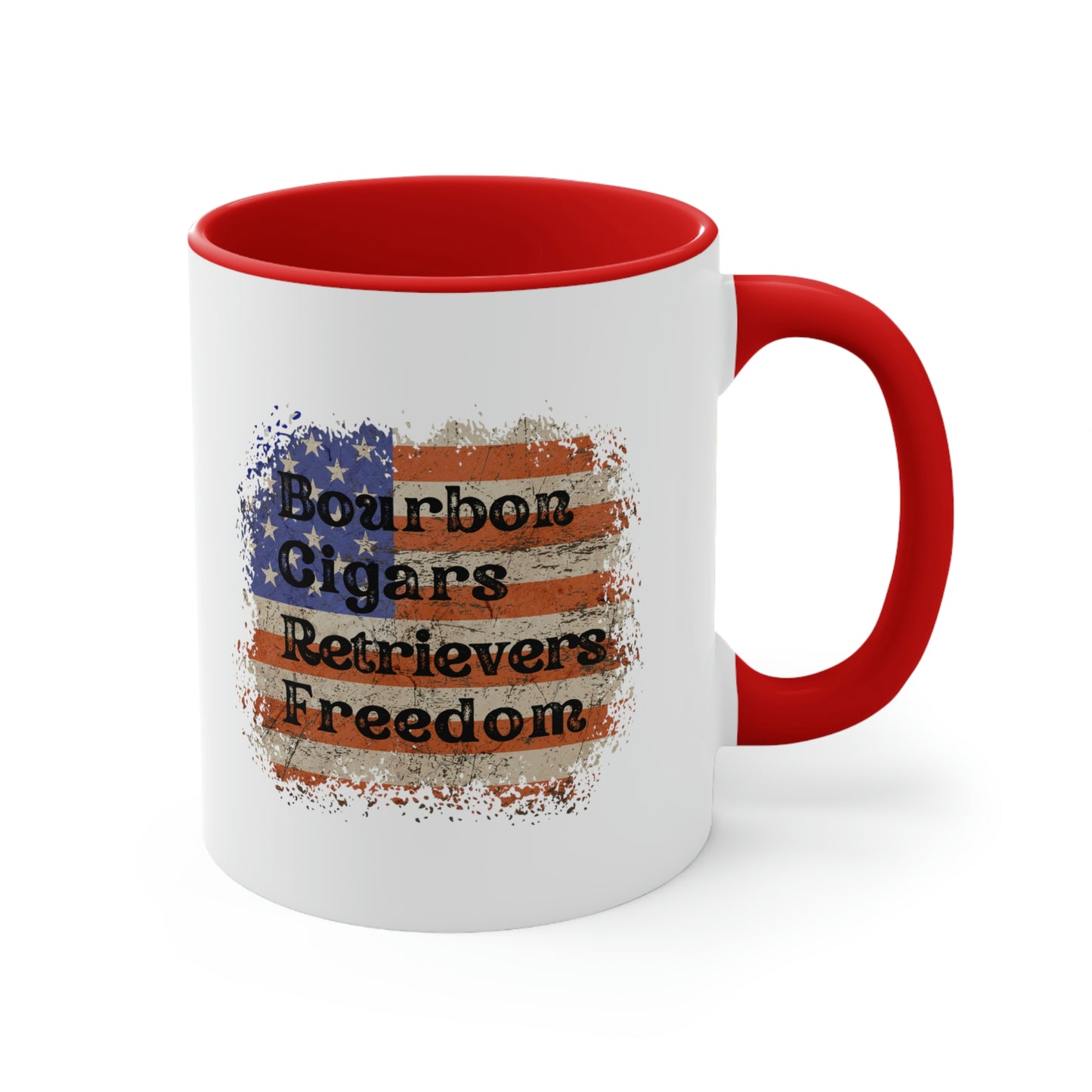 Bourbon Retrievers Mug USA Flag