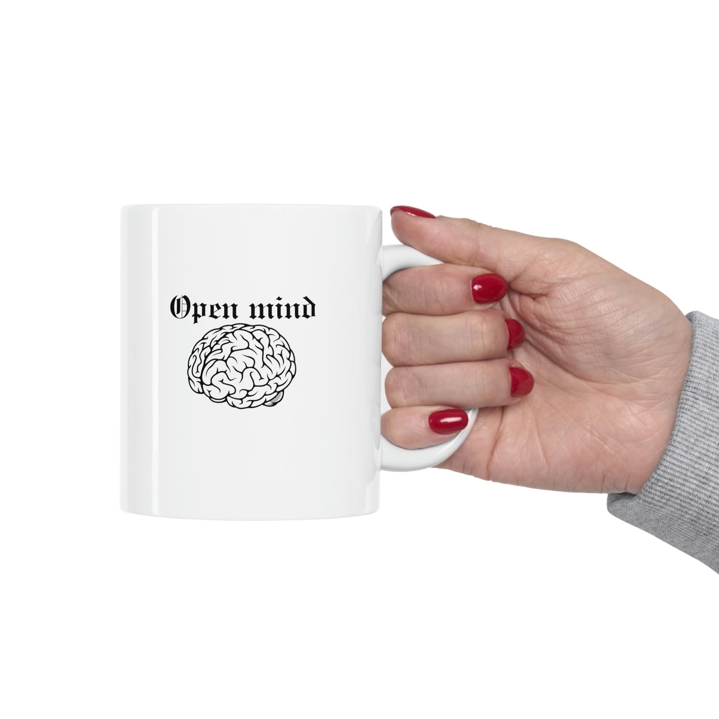 Open Heart Open Mind Inspirational Mug