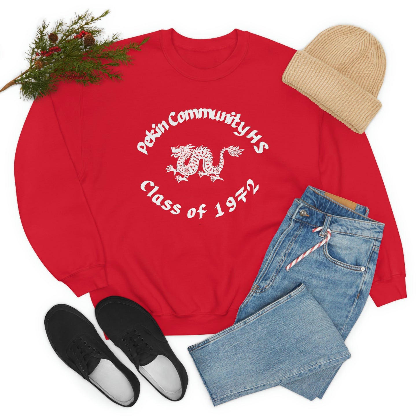 Pekin Community High School Class of 72 Crewneck Sweatshirt