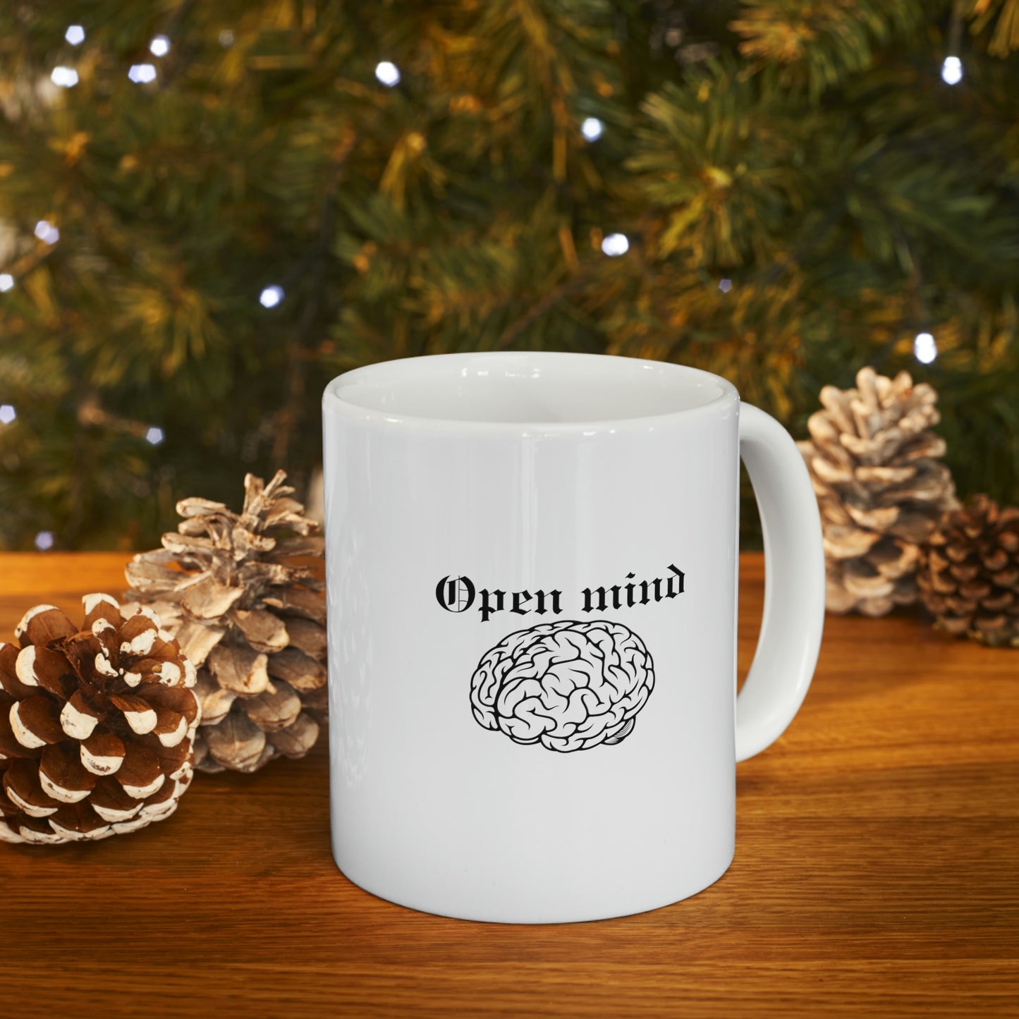 Open Heart Open Mind Inspirational Mug