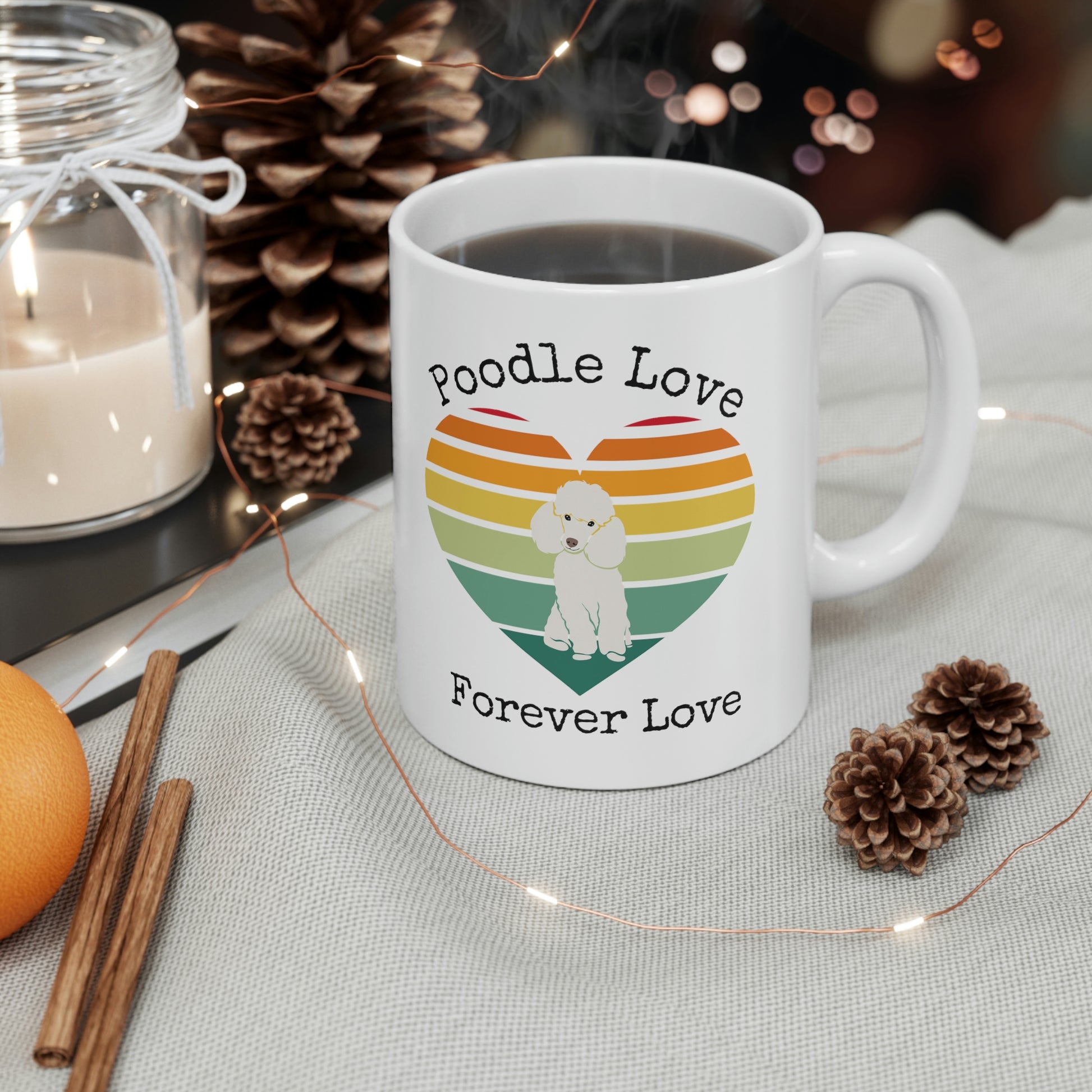 Poodle lover gift mug