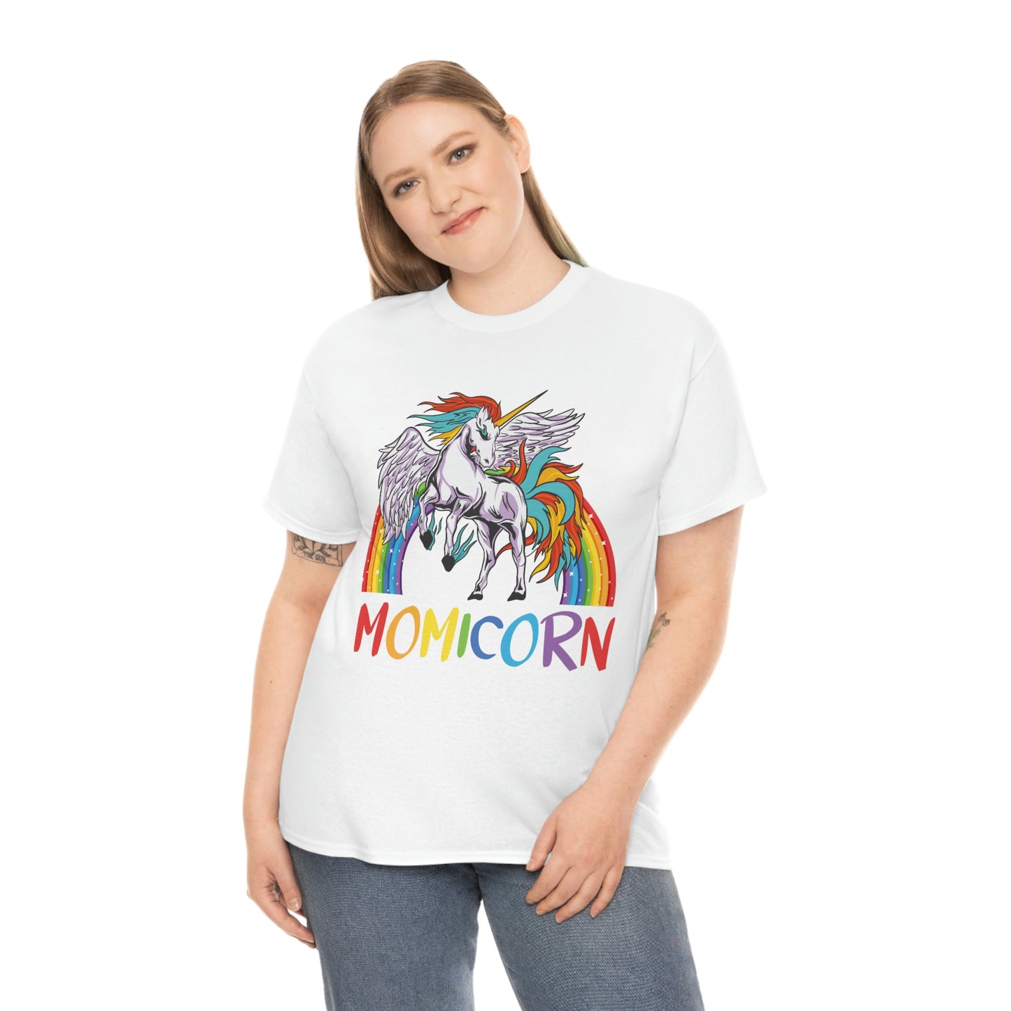 Momicorn Rainbow Unicorn T-shirt