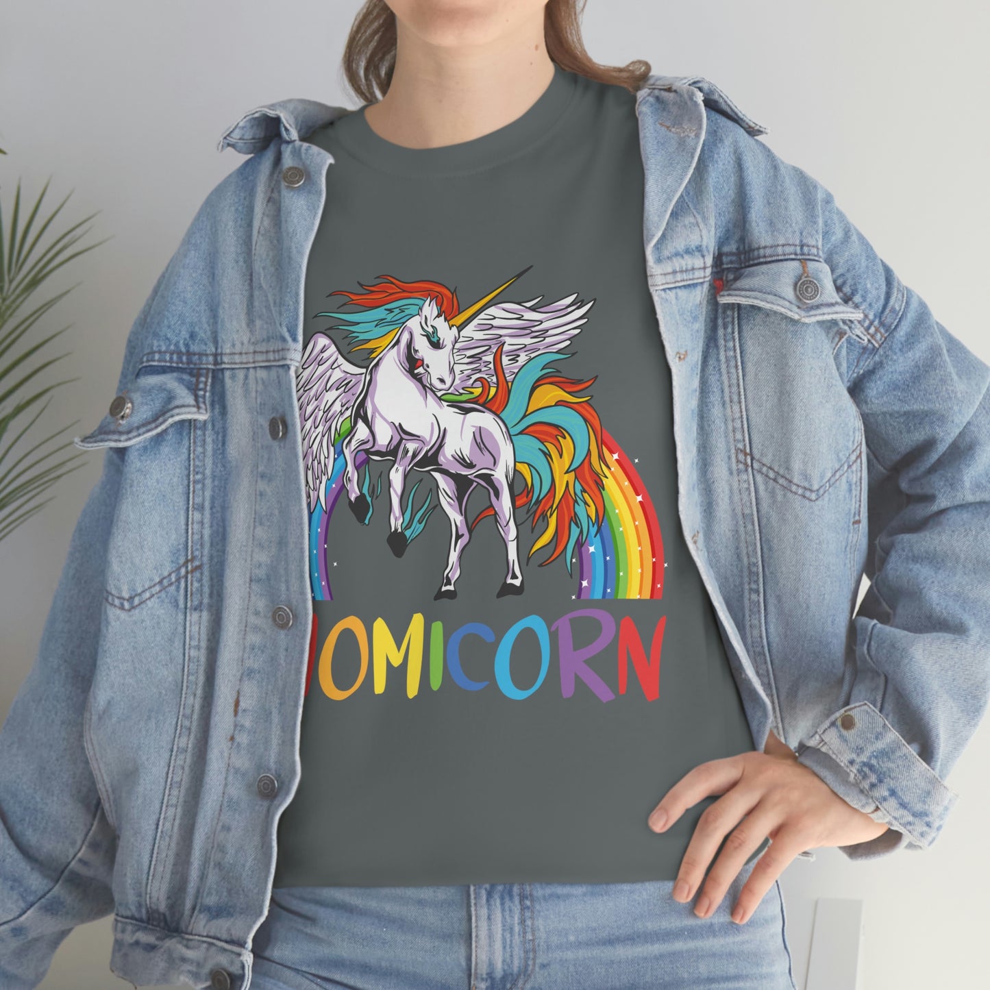 Momicorn Rainbow Unicorn T-shirt