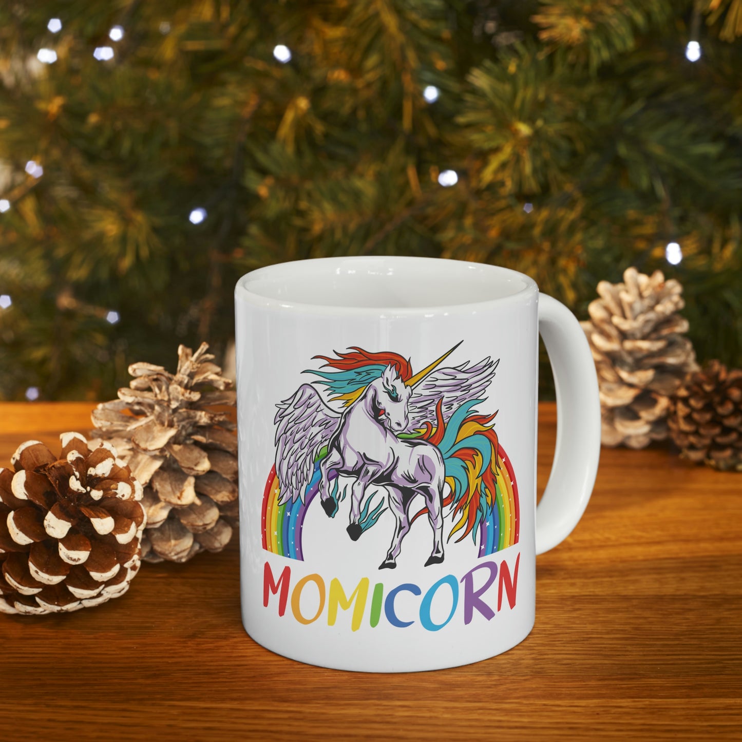 Momicorn Rainbow Unicorn Mug