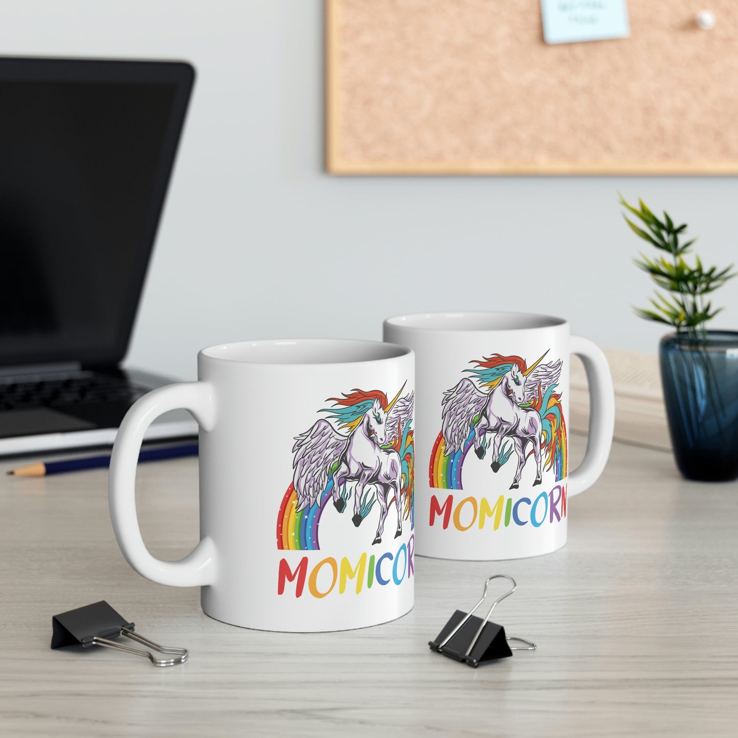 Momicorn Rainbow Unicorn Mug