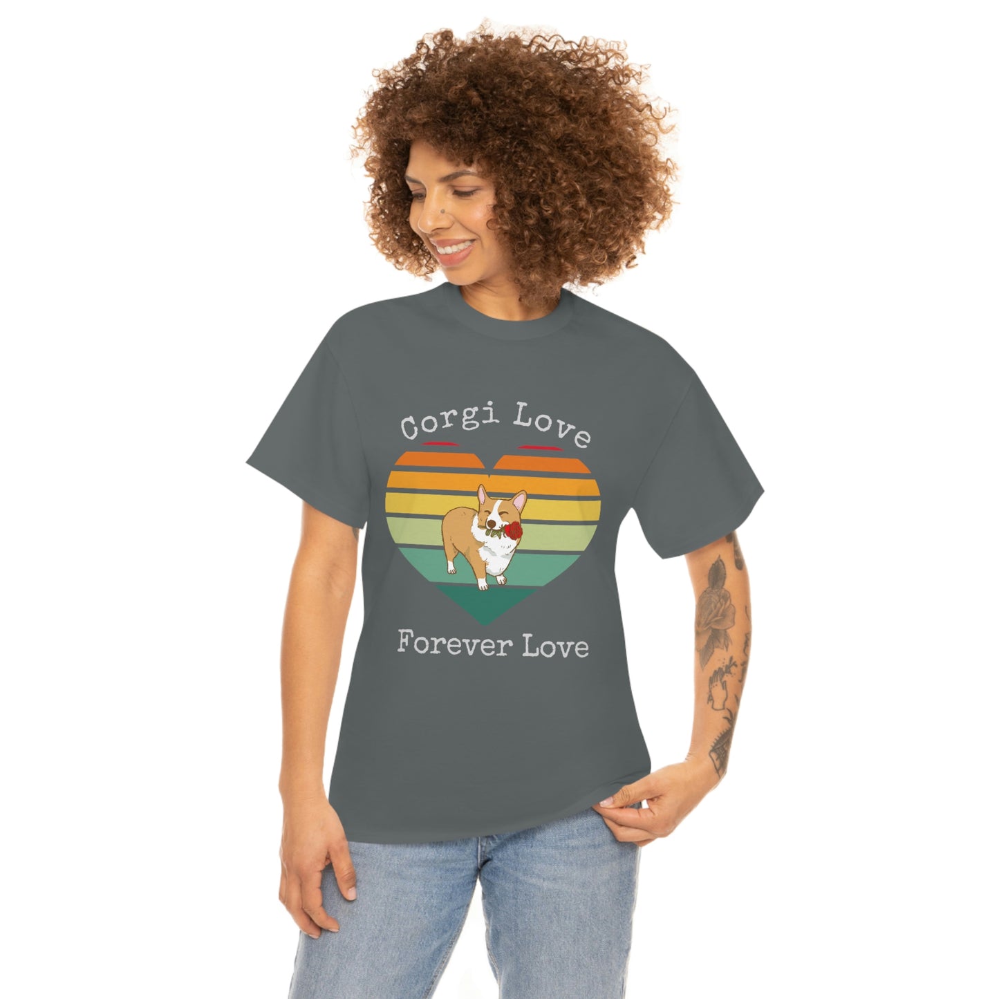 Corgi Heart T Shirt