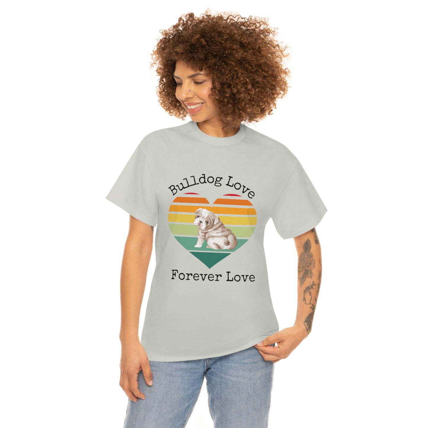 Bulldog Love Forever Love T-Shirt