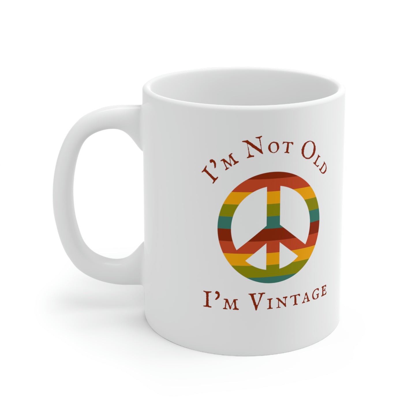 Ageism Peace Sign Mug