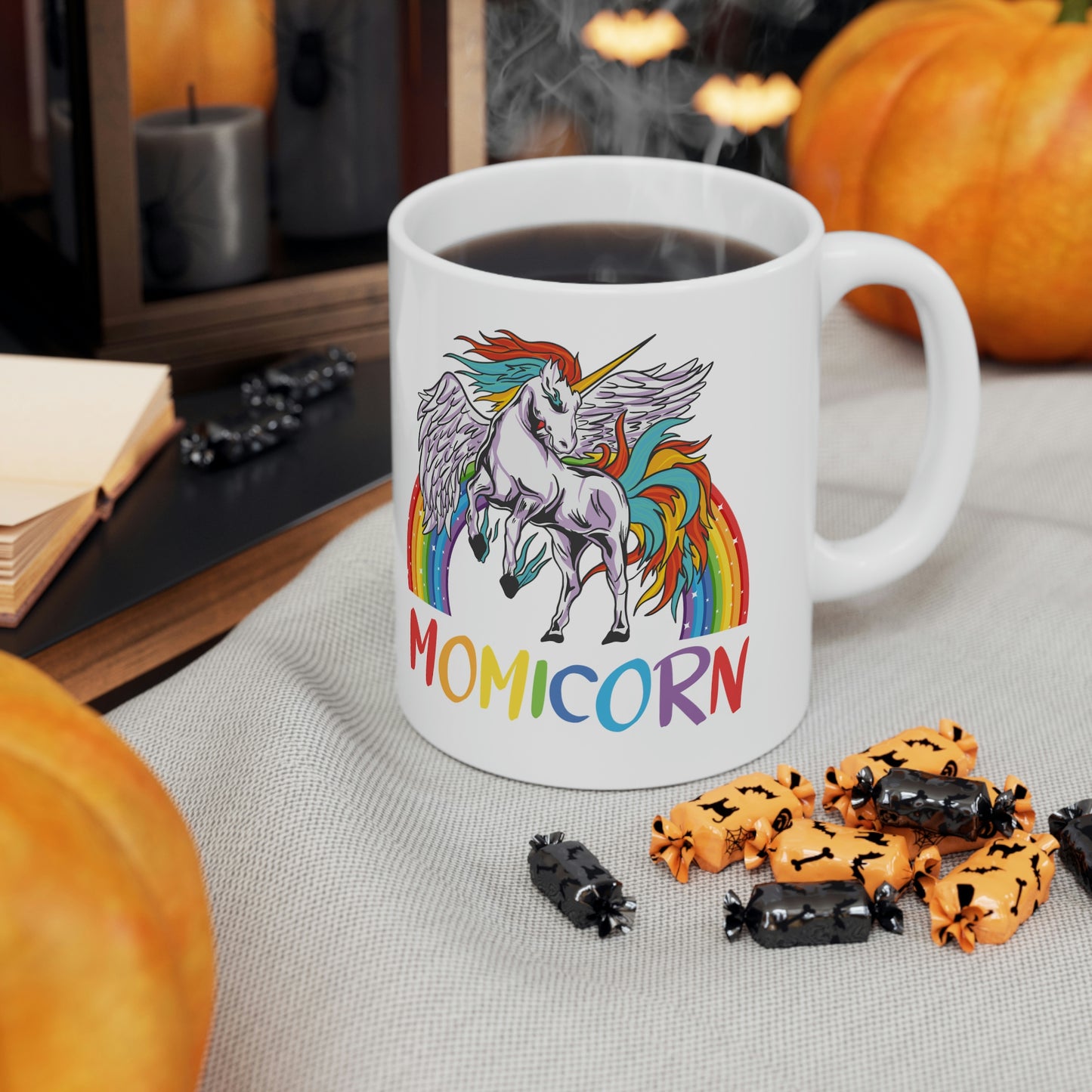 Momicorn Rainbow Unicorn Mug