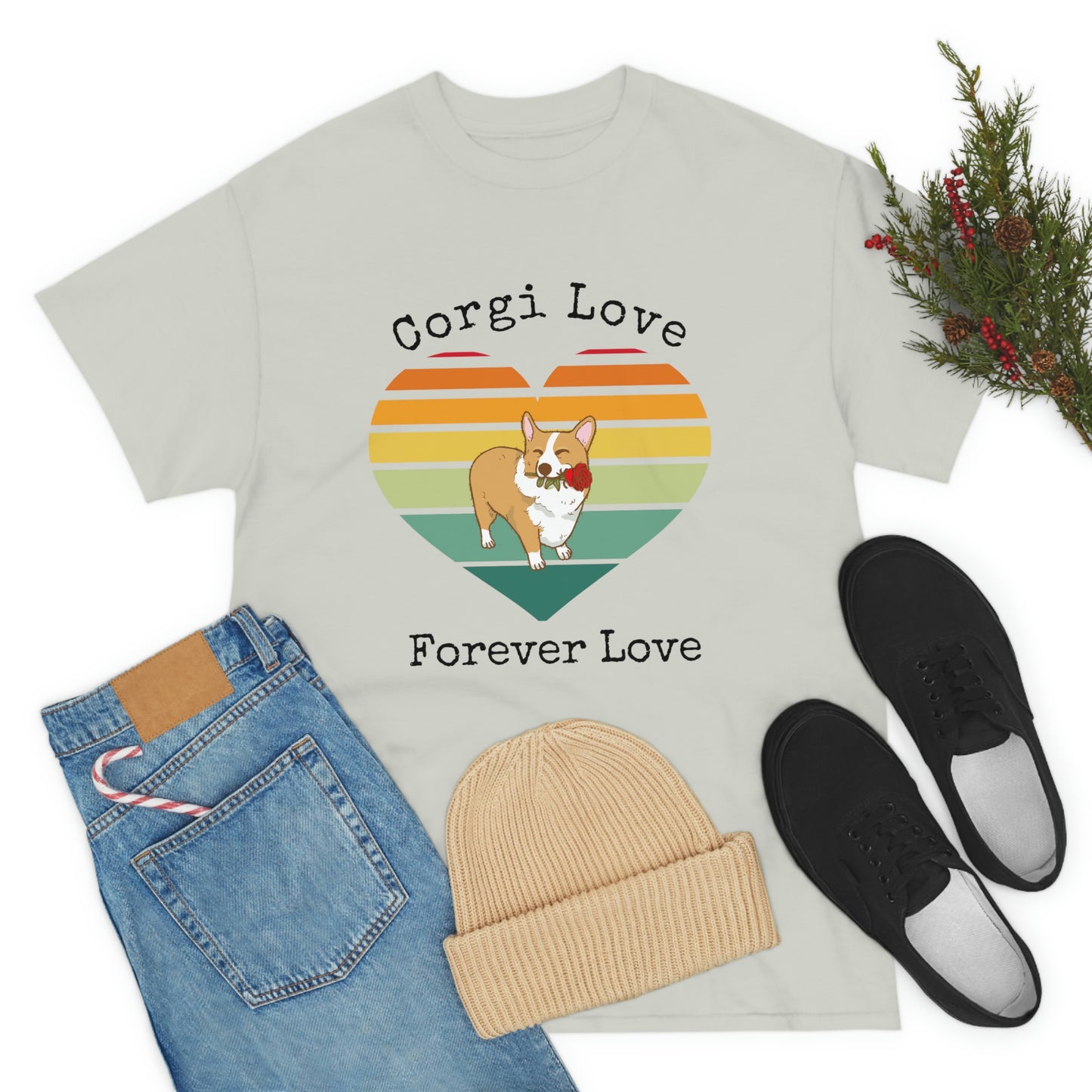 Corgi Love Forever Love T-Shirt