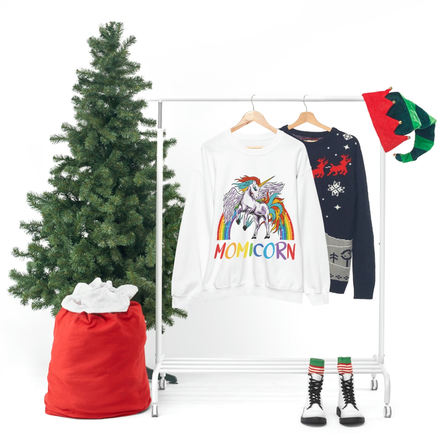 Momicorn Rainbow Unicorn Sweatshirt