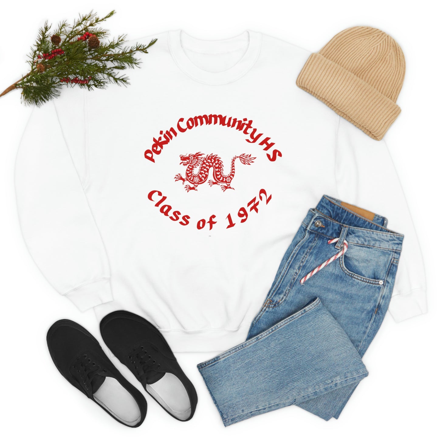 Pekin Community High School Class of 72 Crewneck Sweatshirt