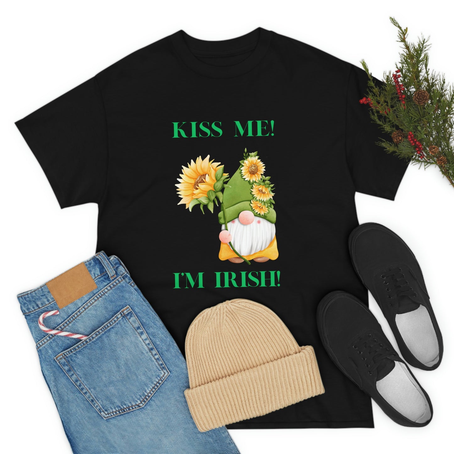 Kiss Me! I'm Irish! Gnome T-Shirt