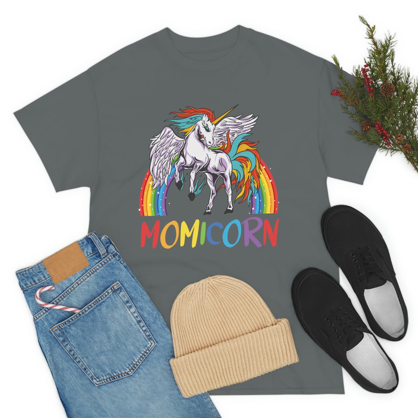 Momicorn Rainbow Unicorn T-shirt