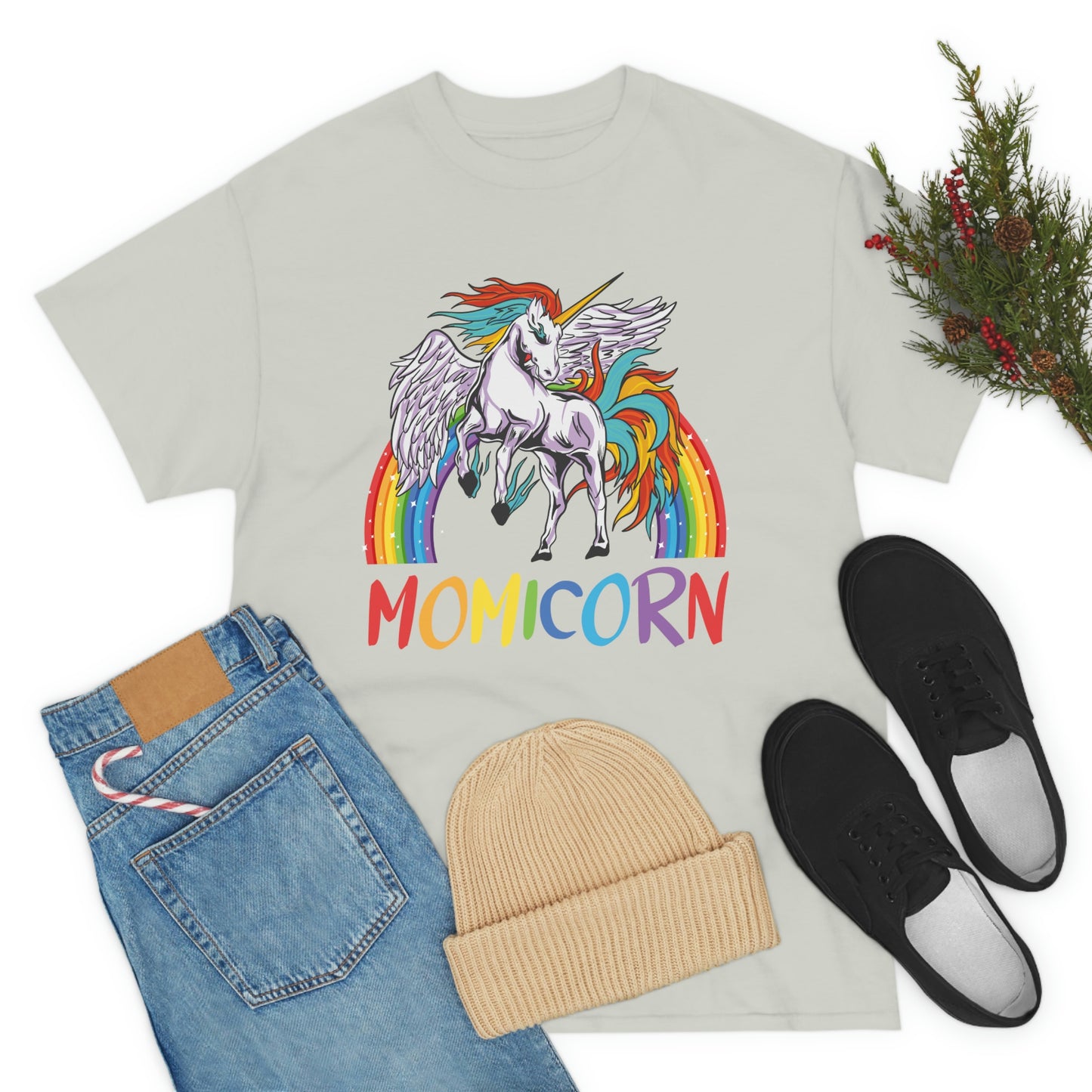 Momicorn Rainbow Unicorn T-shirt