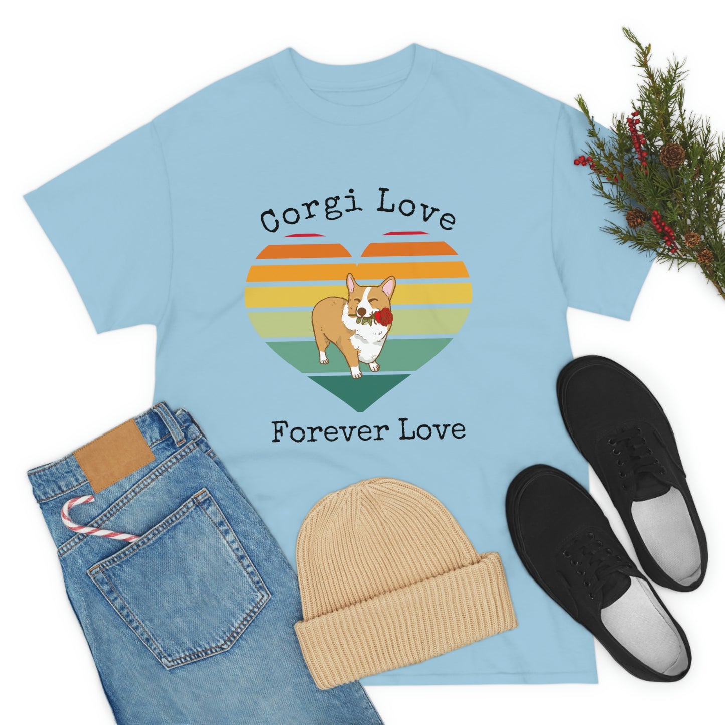 Corgi Love Forever Love T-Shirt