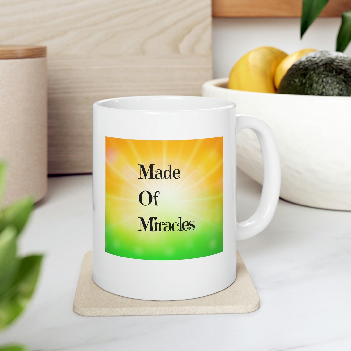 Made of Miracles Sunburst Mug Mom