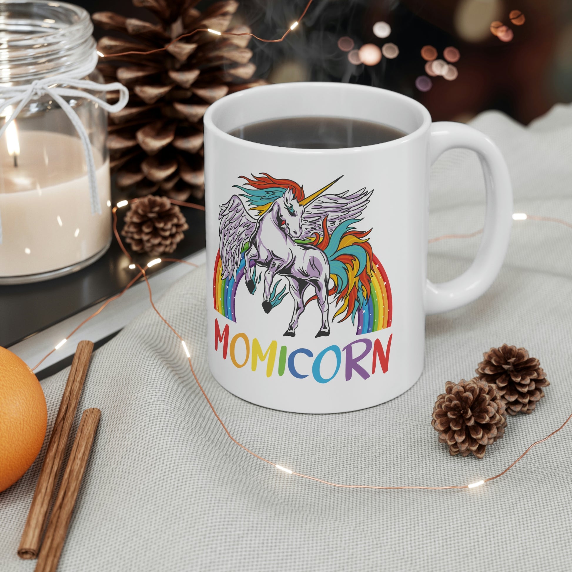 momicorn unicorn mothers day gift mug