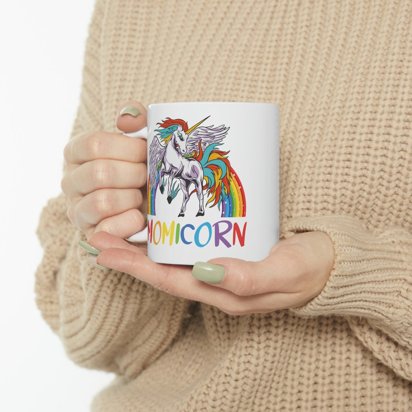 Momicorn Rainbow Unicorn Mug