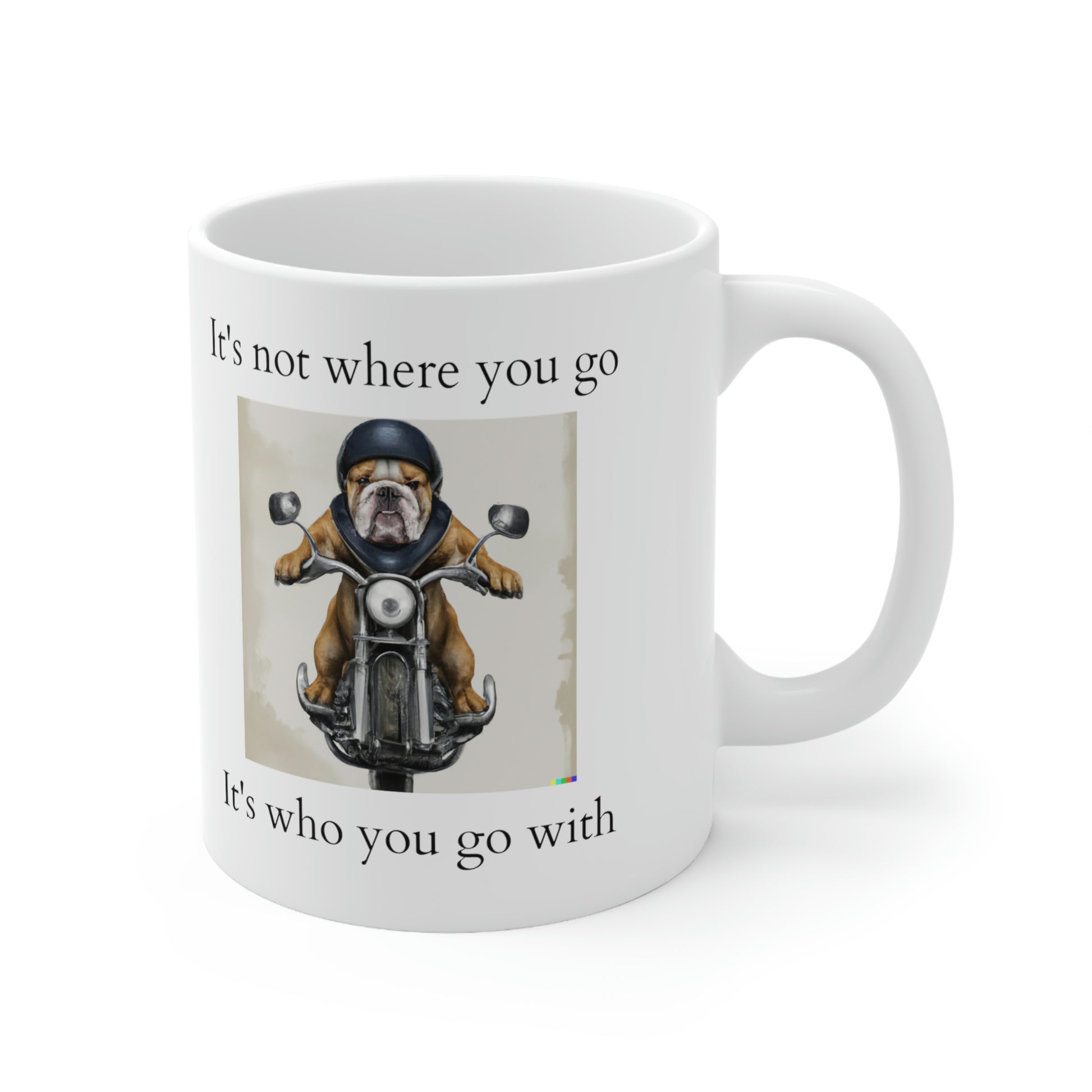 English Bulldog Motorcyclist