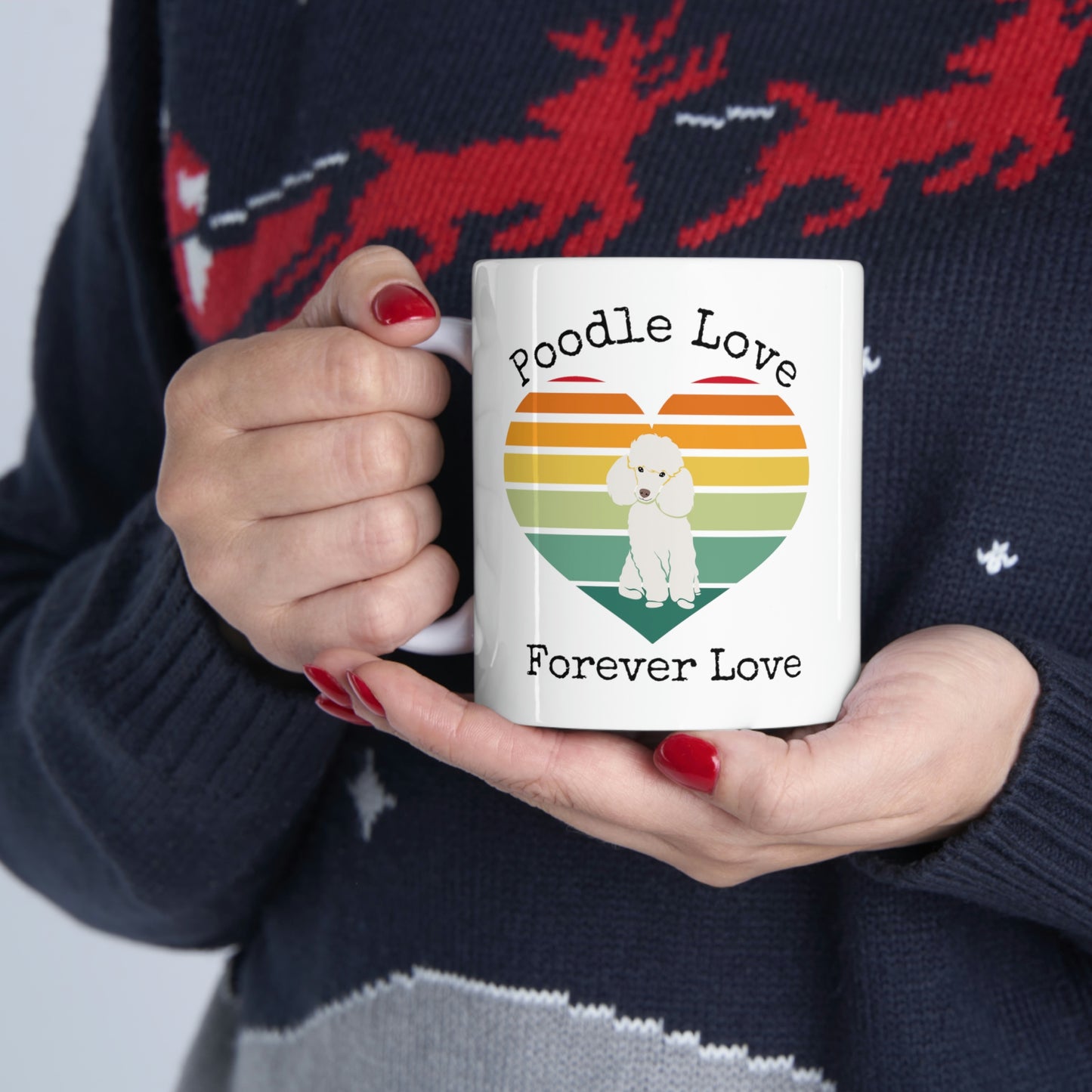 Poodle Love Forever Love Mug