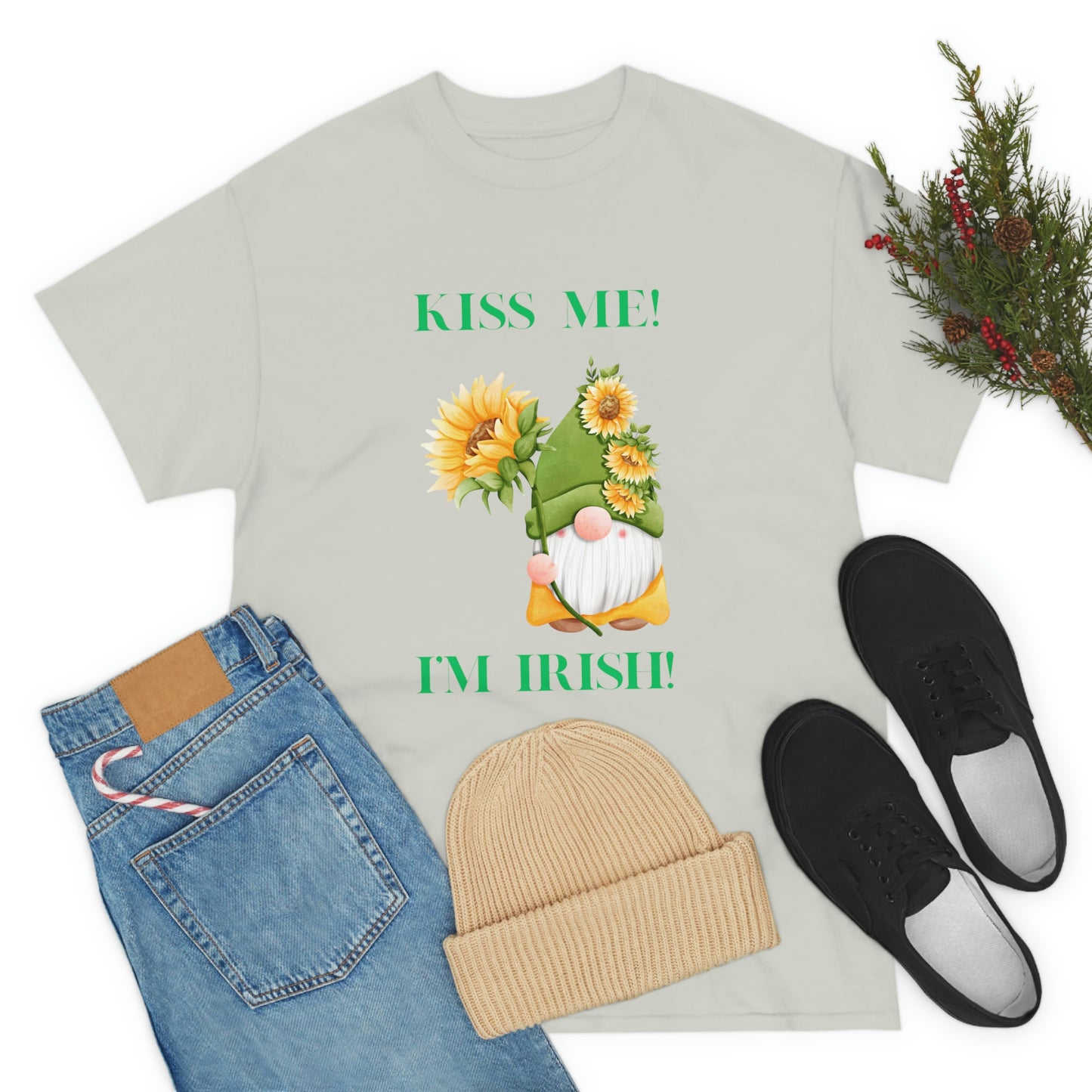 Kiss Me! I'm Irish! Gnome T-Shirt