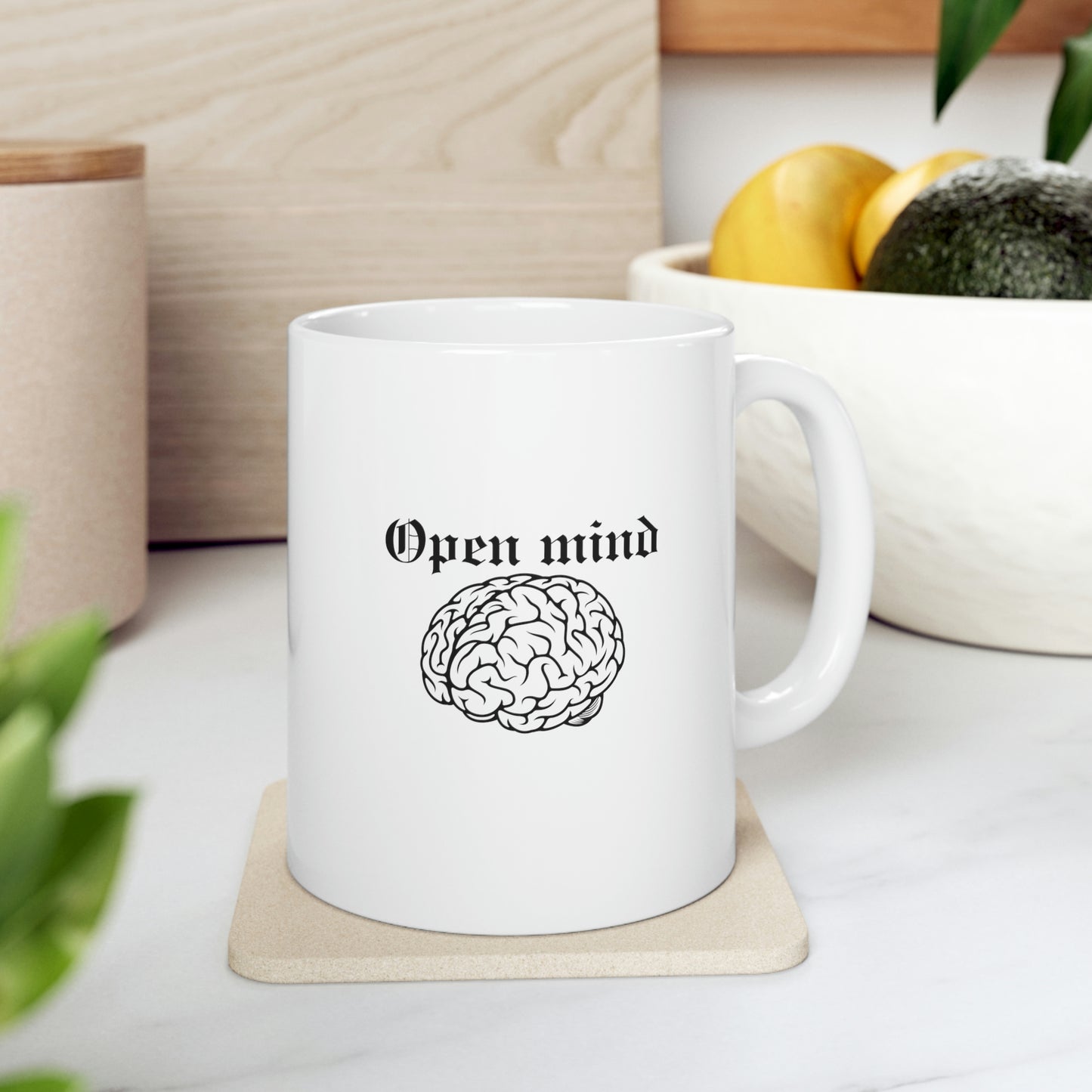 Open Heart Open Mind Inspirational Mug