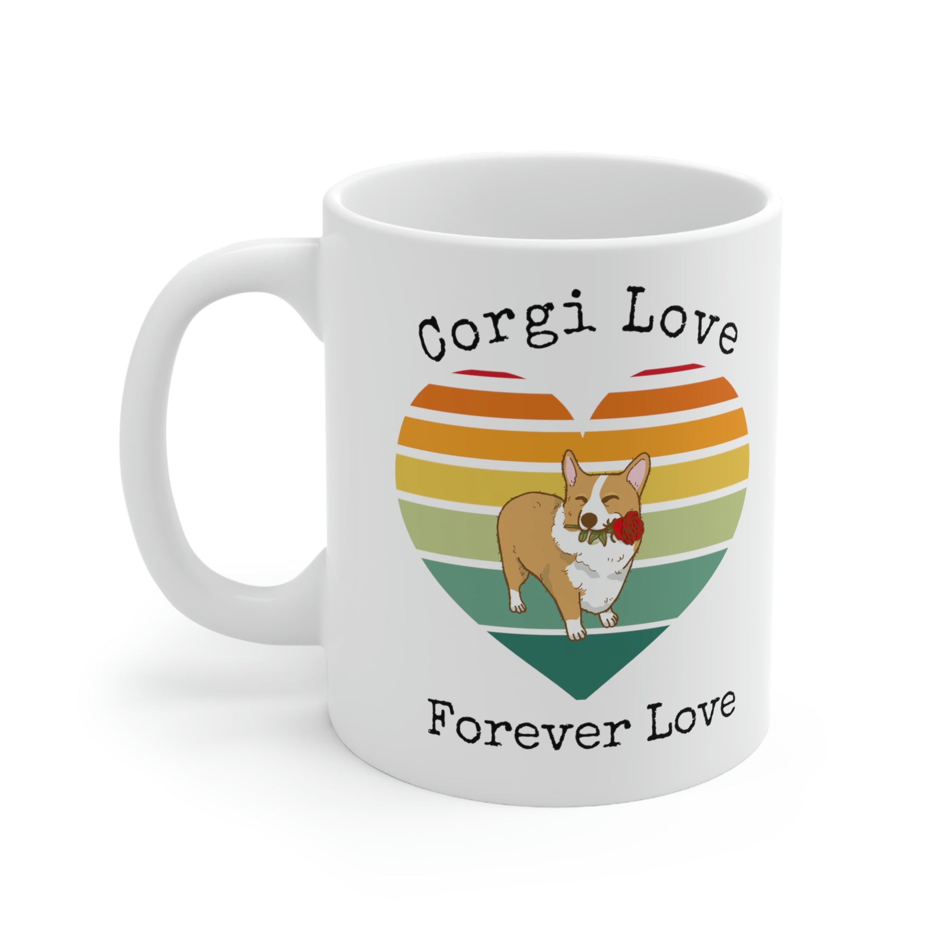 Heart Corgi Mug