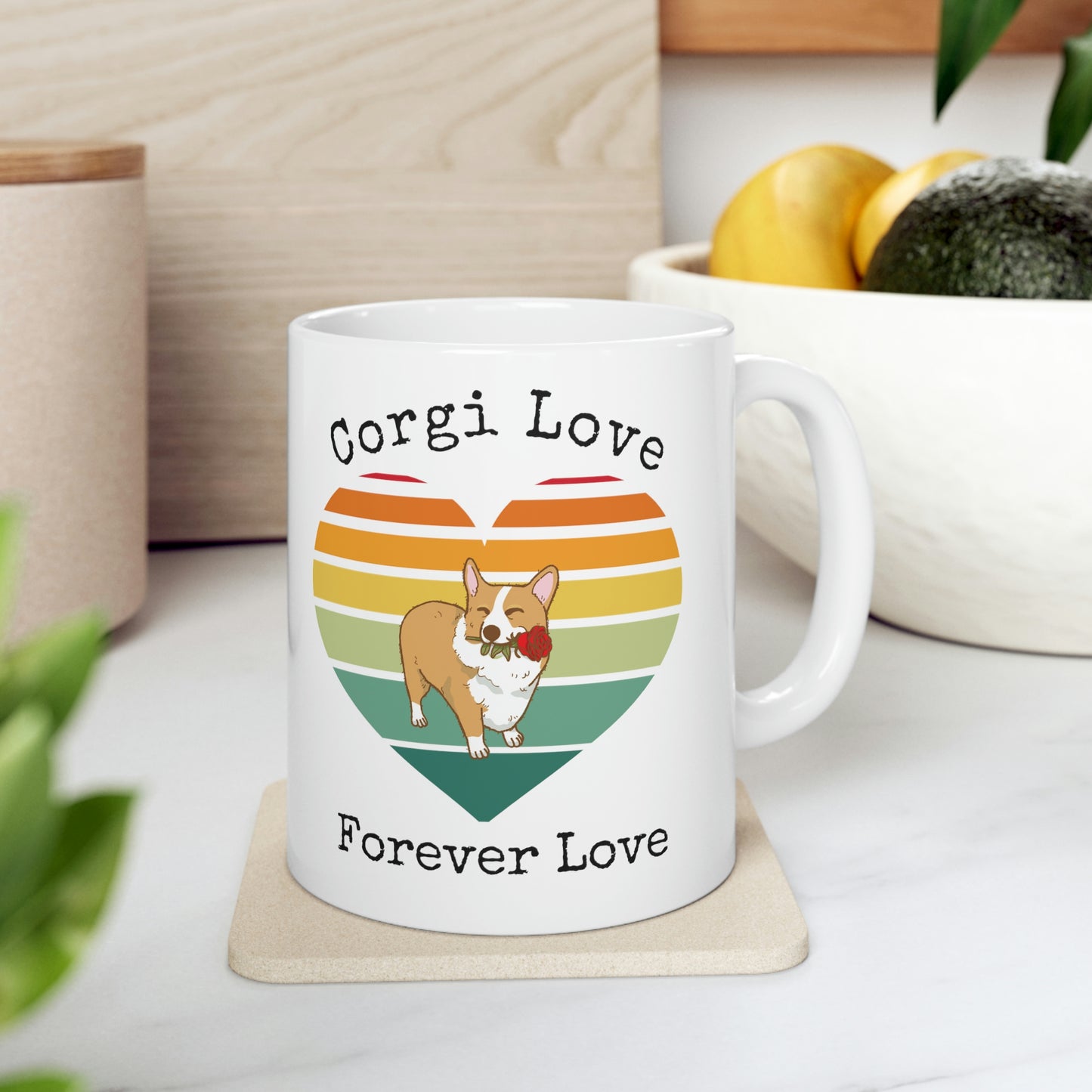 Corgi Love Forever Love Mug