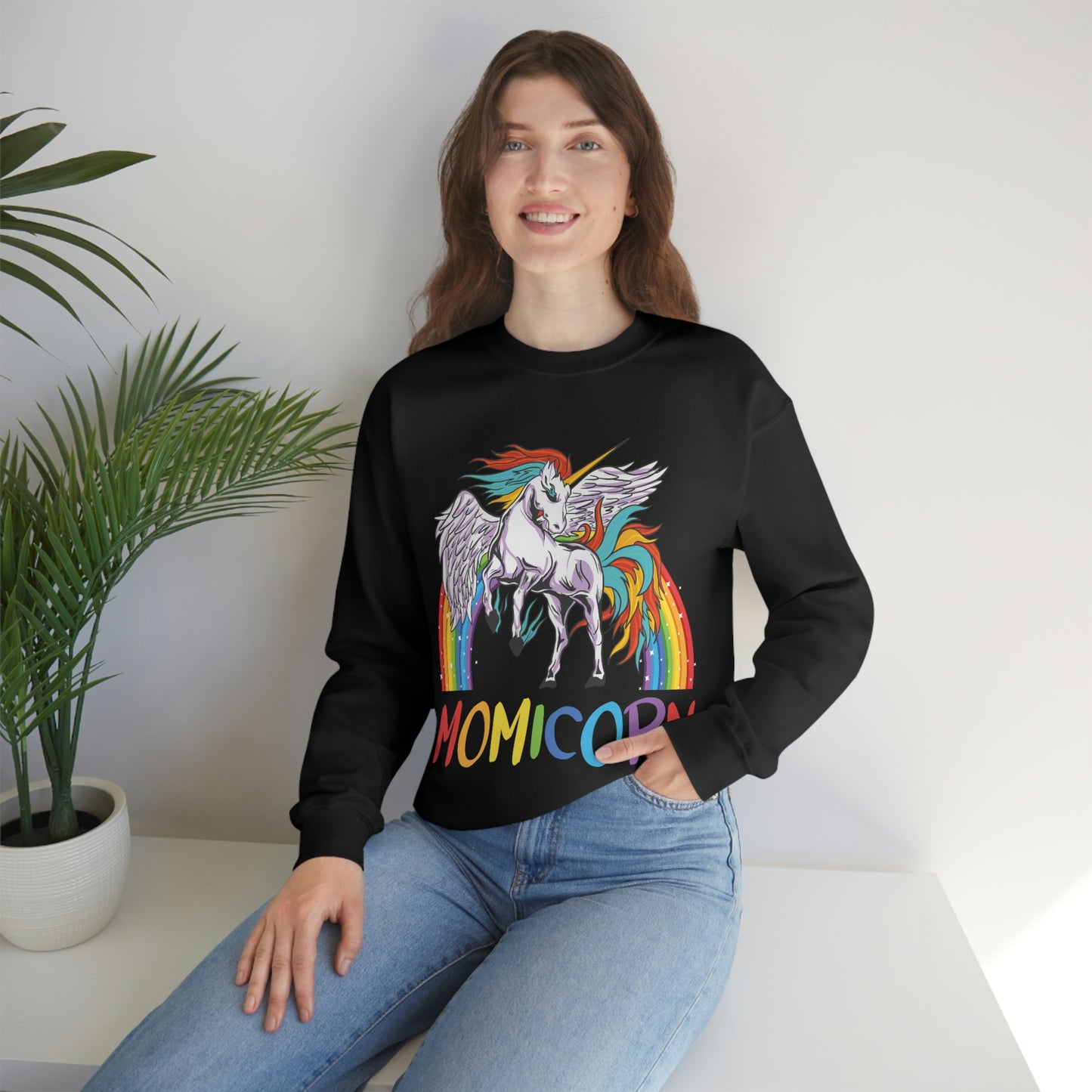 Momicorn Rainbow Unicorn Sweatshirt