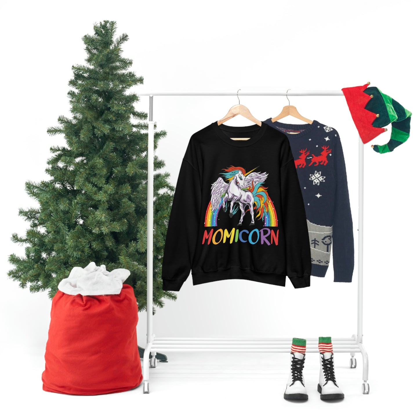 Momicorn Rainbow Unicorn Sweatshirt