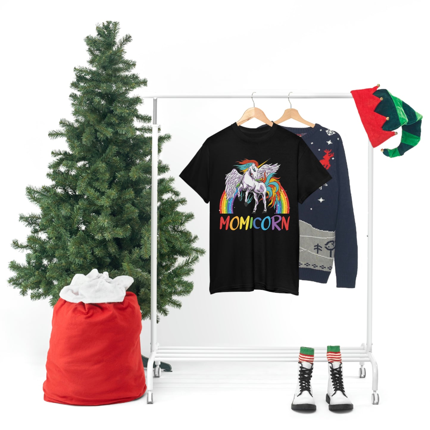 Momicorn Rainbow Unicorn T-shirt