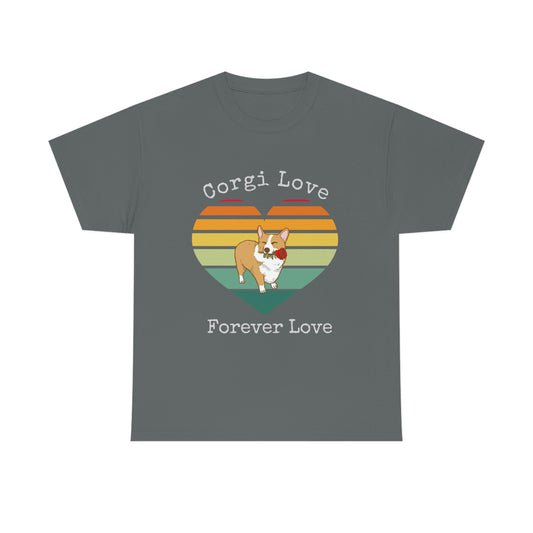 Corgi Love Heart T Shirt