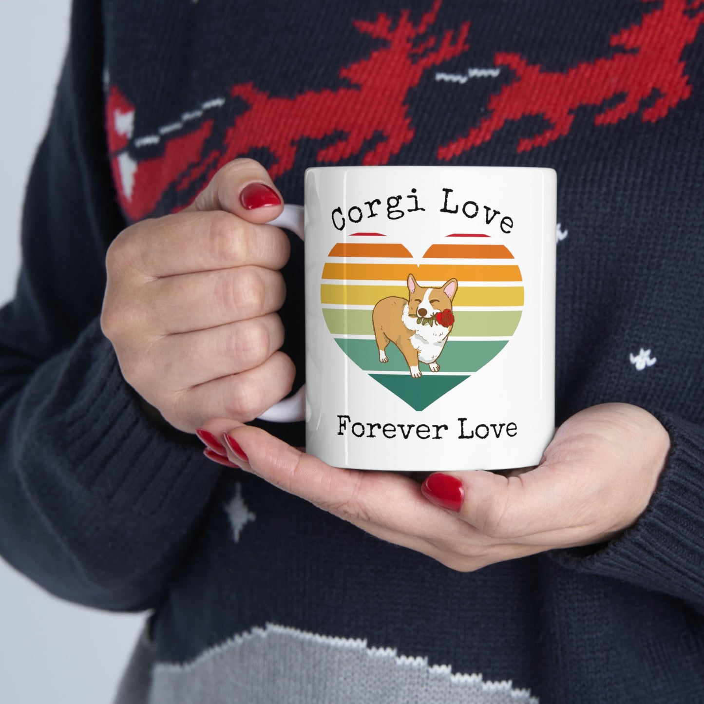 Corgi Love Forever Love Mug