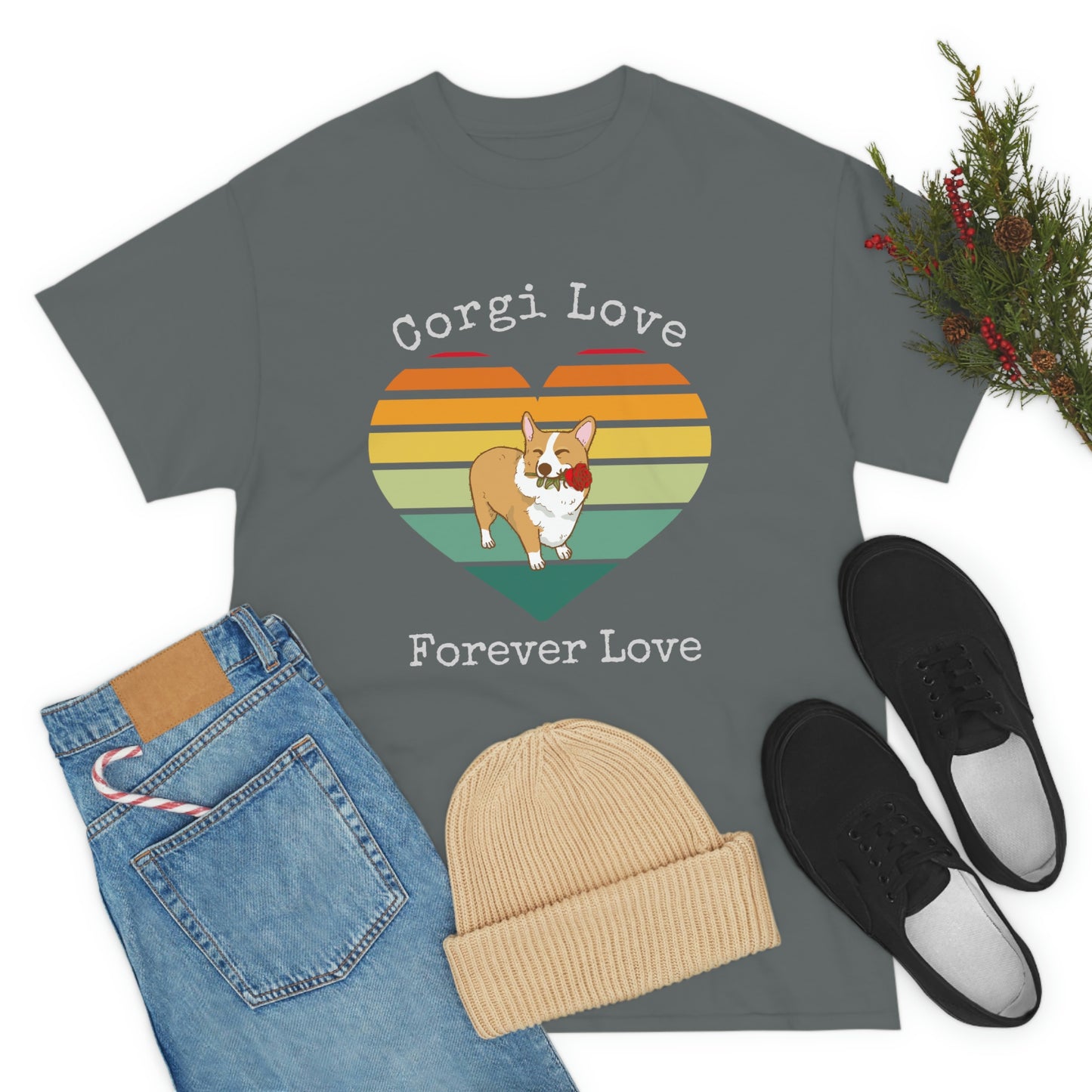 Corgi Love Forever Love T-Shirt