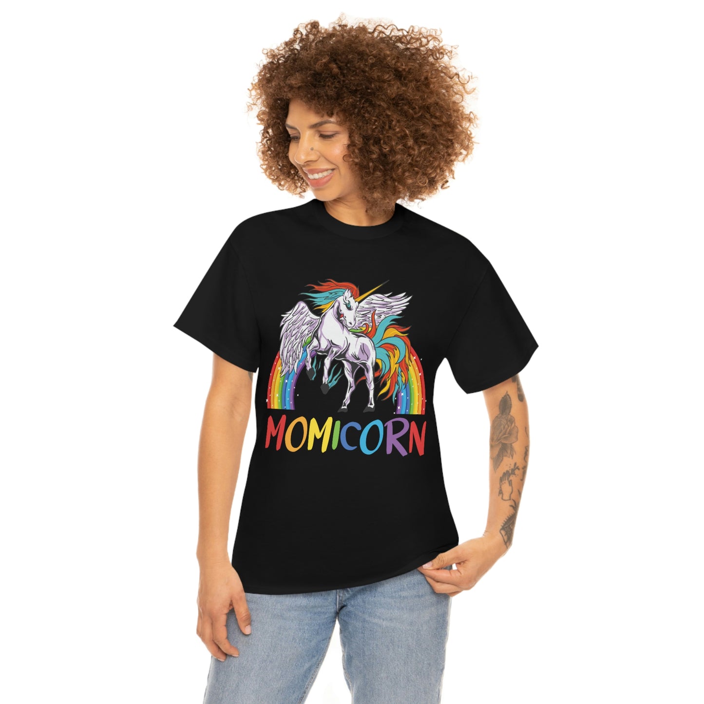 Momicorn Rainbow Unicorn T-shirt